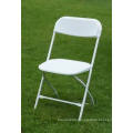 Top Sell Plastic Folding Chair with Reinforced Steel Frame